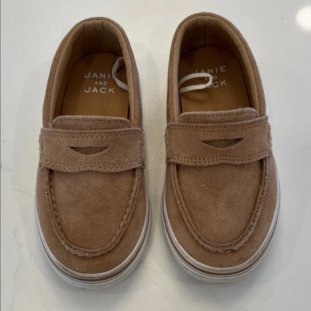 Janie and Jack suede moccasin